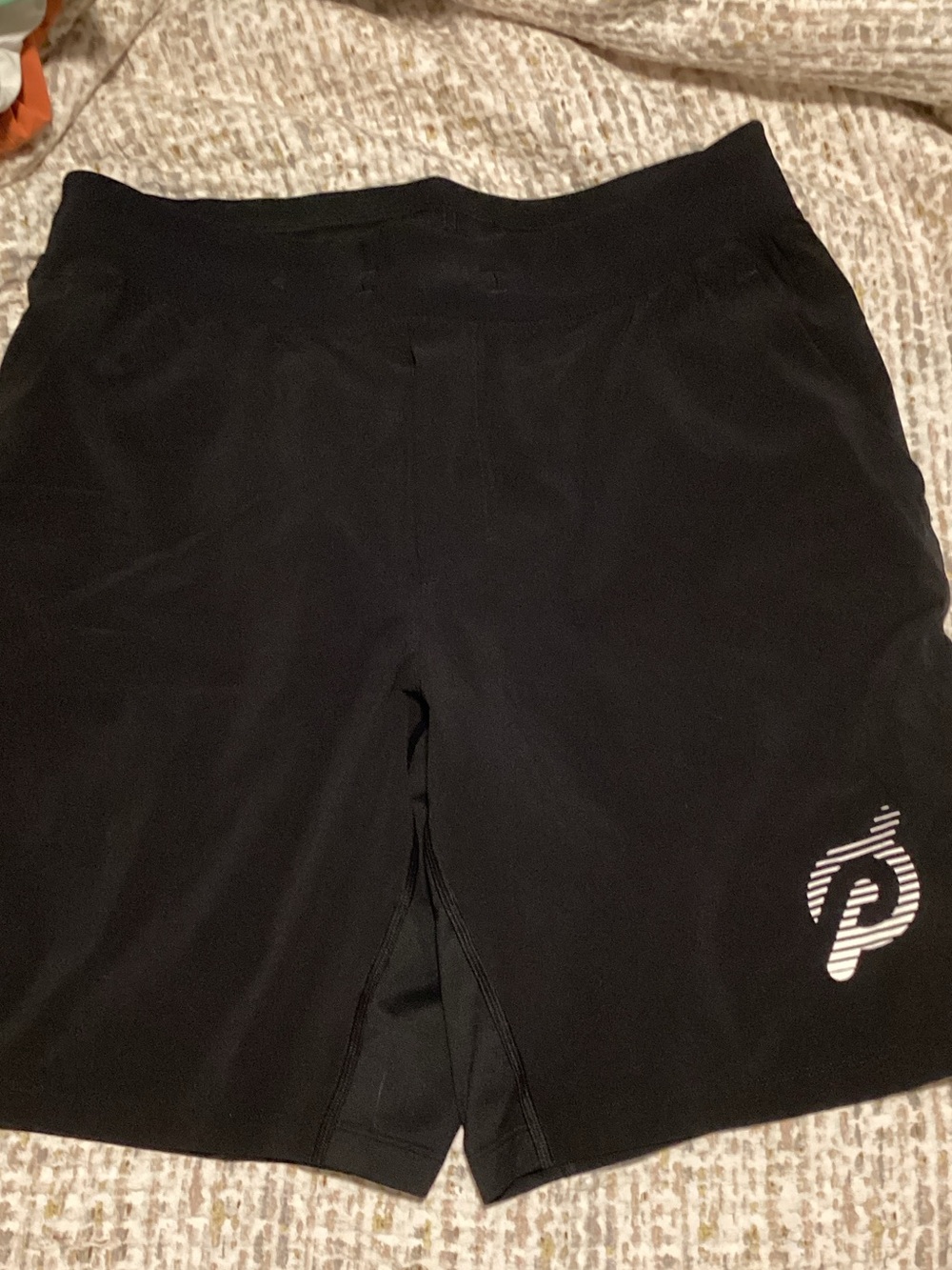 Peloton Black Cycling Shorts with Logo